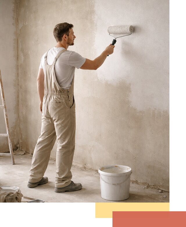 Грунтовка стен под отделку в Сафоново профессиональным раствором