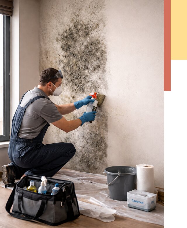 Удаление плесени со стен в Сафоново от 2203 руб. — быстро и недорого | ОТДЕЛОЧНИК-Сфн