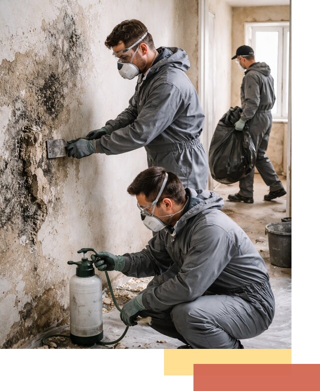 Удаление плесени со стен профессионально в Сафоново