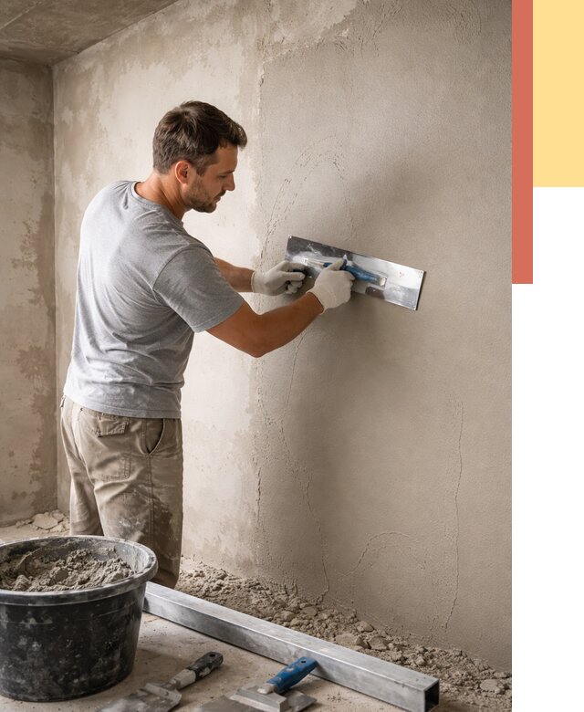 Штукатурка стен без маяков в Сафоново от 7379 руб/м2 — услуги и цена | ОТДЕЛОЧНИК-Сфн