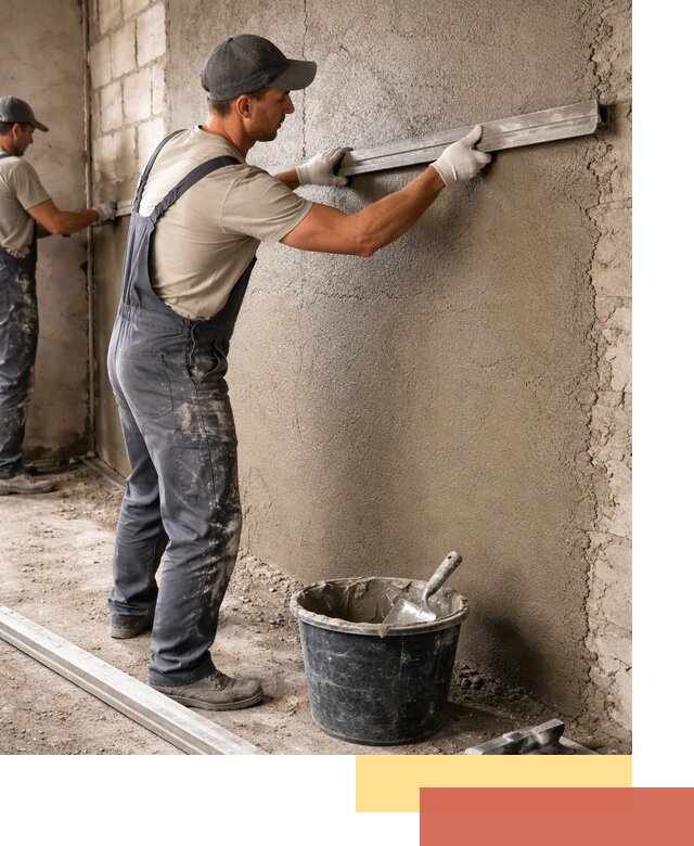 Штукатурка стен цементно-песчаная в Сафоново профессионально