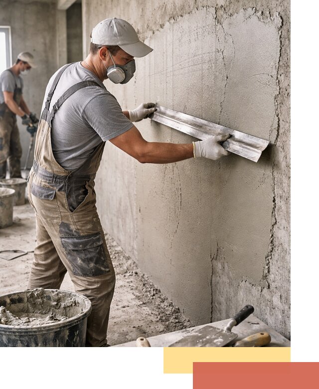 Штукатурка бетонных стен в Сафоново качественно и долговечно