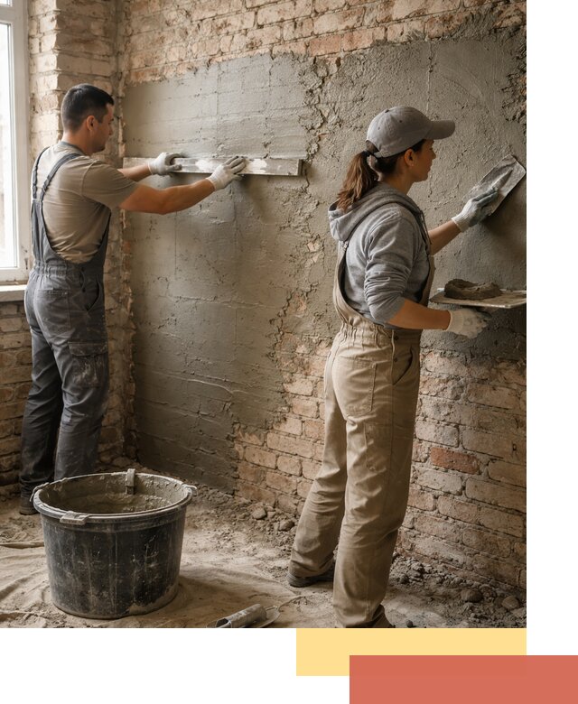 Штукатурка кирпичных стен в Сафоново — качественно и надежно