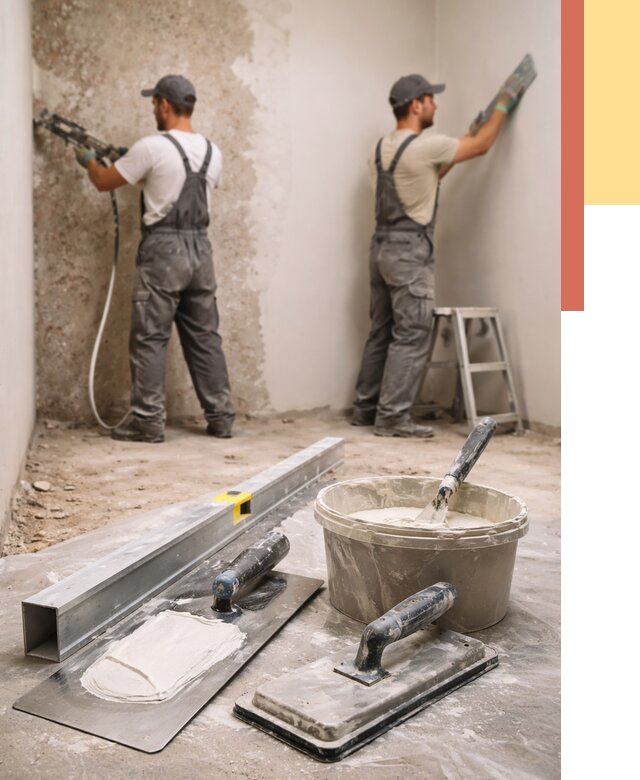 Штукатурка стен под обои в Сафоново от 4612 руб./м2 — выравнивание под обои | ОТДЕЛОЧНИК-Сфн