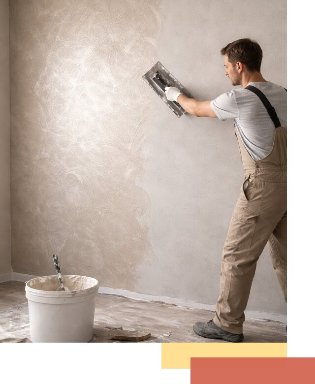 Декоративная штукатурка «Мокрый шелк» под ключ в Сафоново