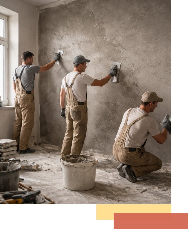 Декоративная штукатурка под бетон в Сафоново для стен и потолков