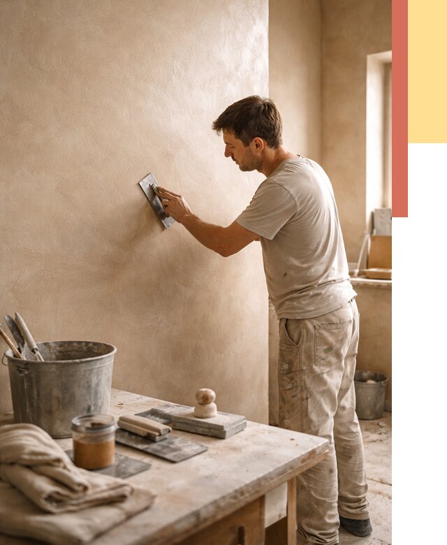 Марокканская штукатурка таделакт в Сафоново под ключ от 4304 руб. | ОТДЕЛОЧНИК-Сфн