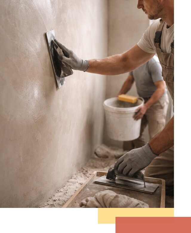 Нанесение марокканской штукатурки таделакт в Сафоново