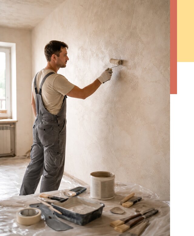 Нанесение лессирующей краски по декоративке в Сафоново от 1793 руб. | ОТДЕЛОЧНИК-Сфн