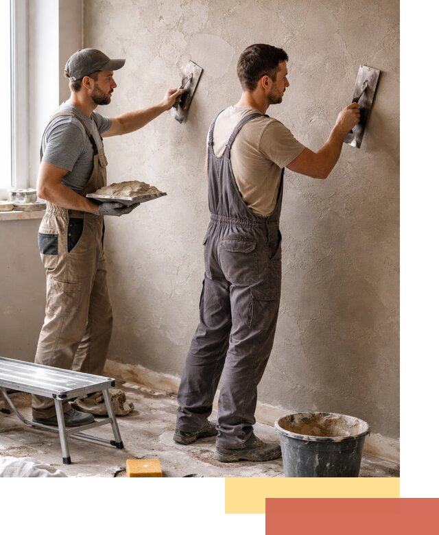 Ремонт декоративной штукатурки и восстановление фактуры в Сафоново