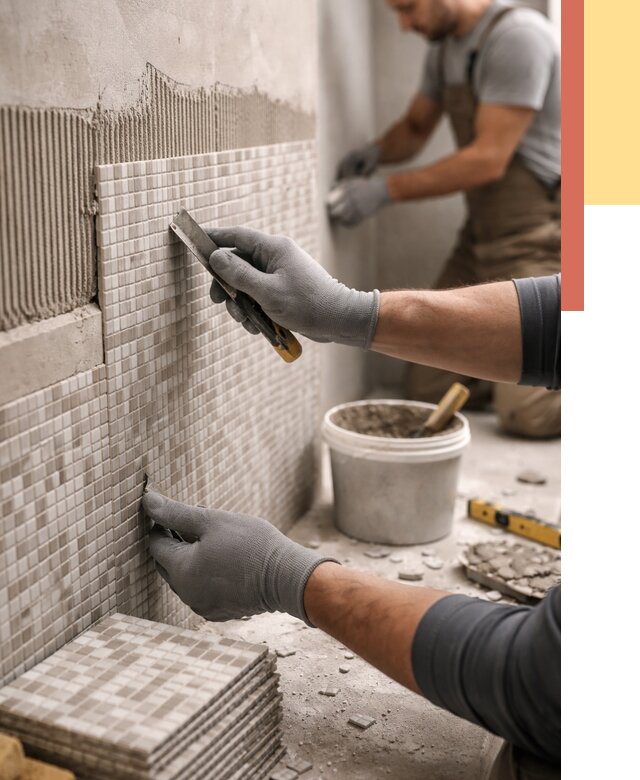 Облицовка стен мозаикой в Сафоново от 3279 руб/м2 — укладка мозаики на стены | ОТДЕЛОЧНИК-Сфн