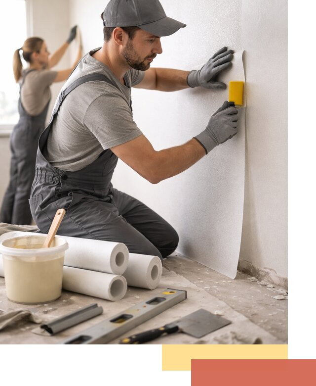 Поклейка стеклообоев профессионально в Сафоново