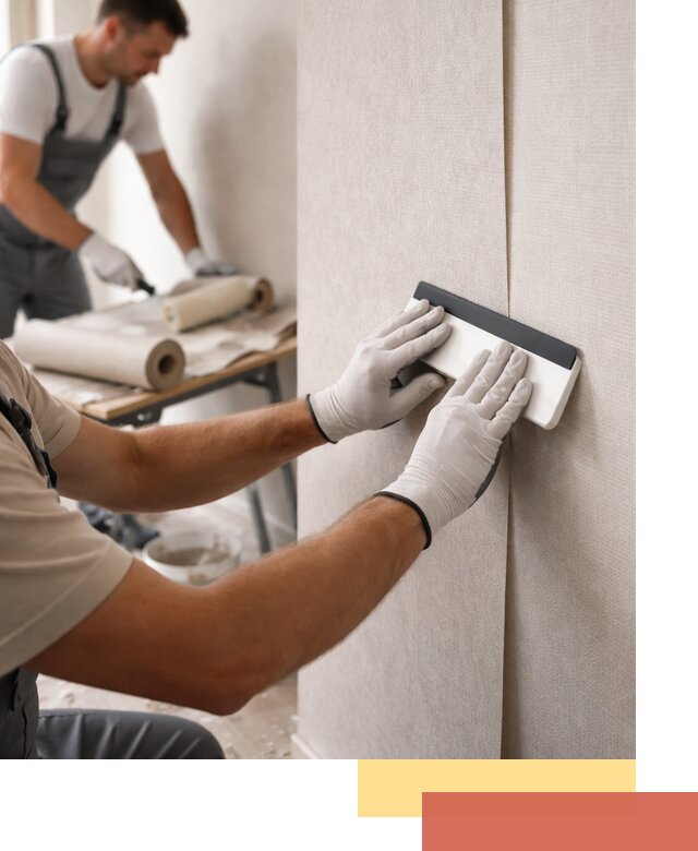 Поклейка обоев под покраску в Сафоново профессионально и быстро