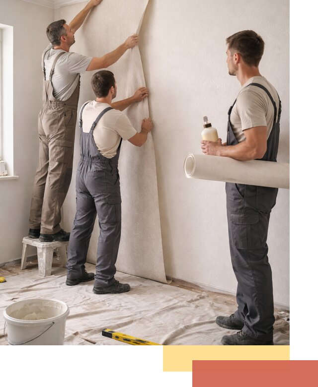 Оклейка стен обоями в Сафоново — качественно и профессионально