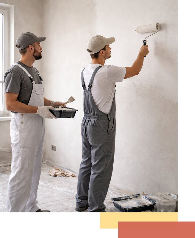 Покраска стен водоэмульсионной краской в Сафоново