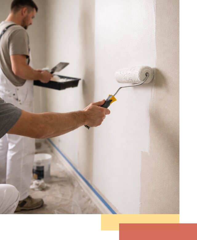 Покраска стен акриловой краской профессионально в Сафоново