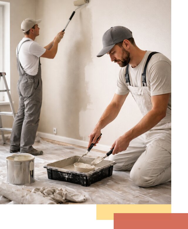 Покраска стен в квартире в Сафоново — профессионально и аккуратно