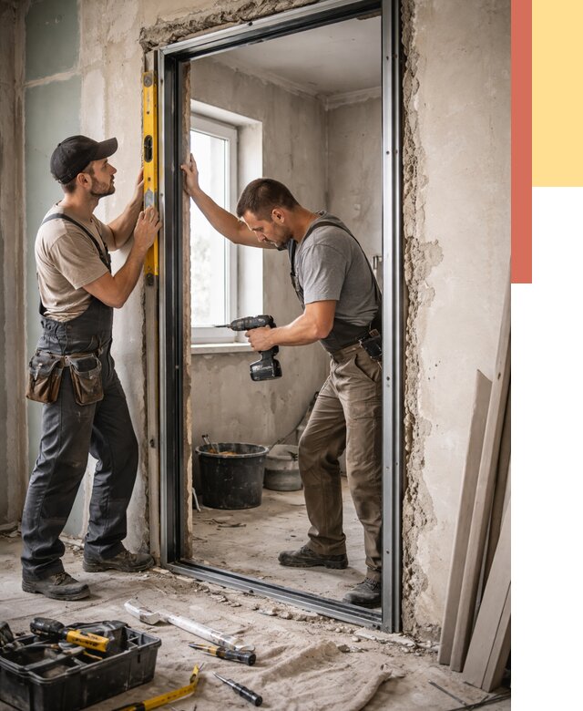 Закладка дверного проема в Сафоново от 3587 руб. — быстро и недорого | ОТДЕЛОЧНИК-Сфн