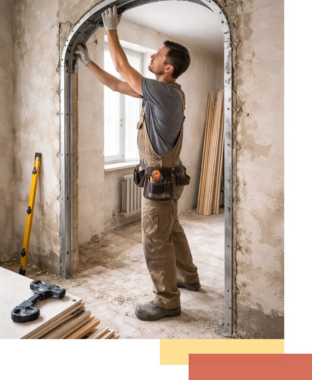 Устройство арочного проема в Сафоново под ключ