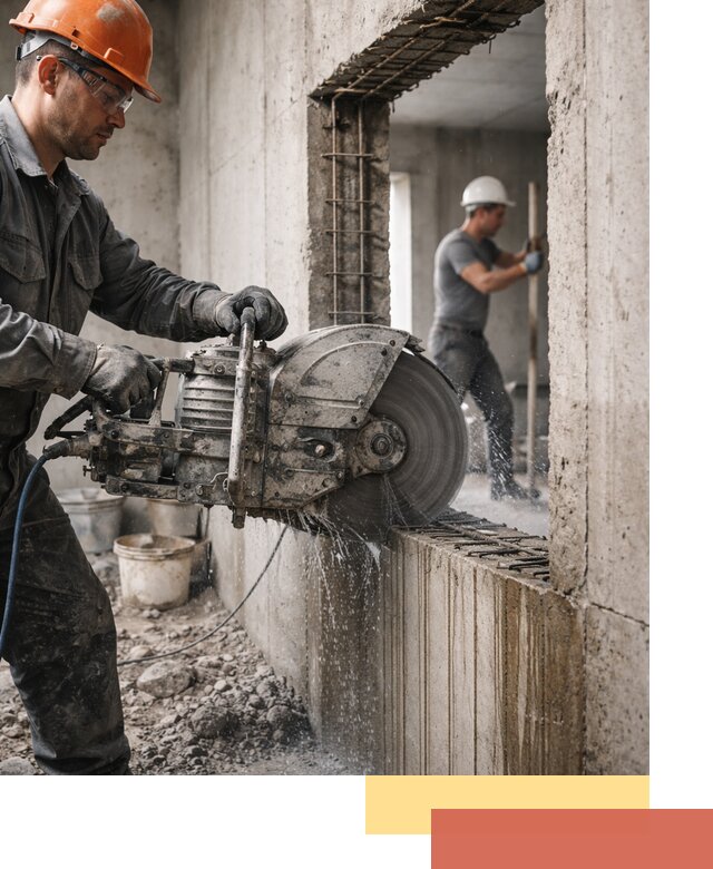 Алмазная резка проемов в Сафоново быстро и точно