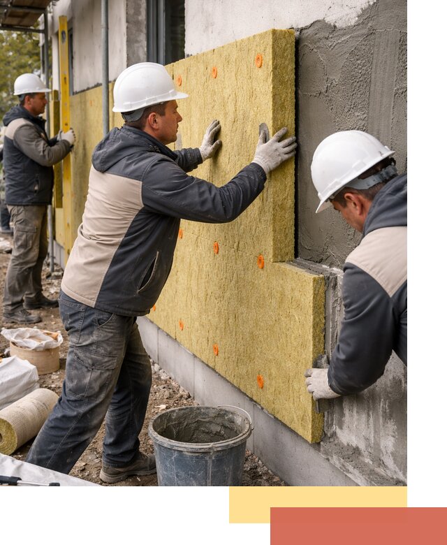 Утепление стен минватой в Сафоново — тепло и звукоизоляция