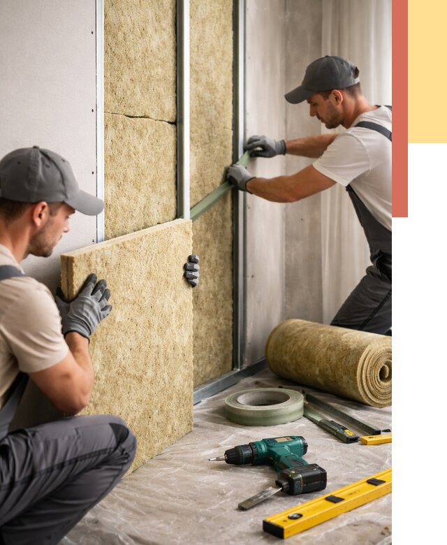 Шумоизоляция стен в Сафоново под ключ от 1896 руб. | ОТДЕЛОЧНИК-Сфн