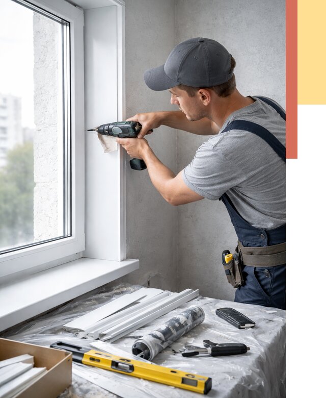 Установка пластиковых откосов в Сафоново от 2306 руб. | ОТДЕЛОЧНИК-Сфн монтаж, быстро и недорого