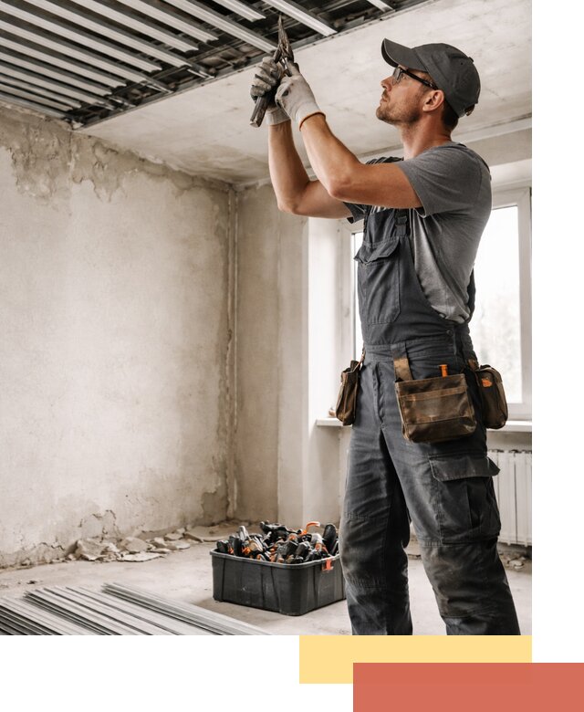 Демонтаж реечного потолка в Сафоново быстро и аккуратно