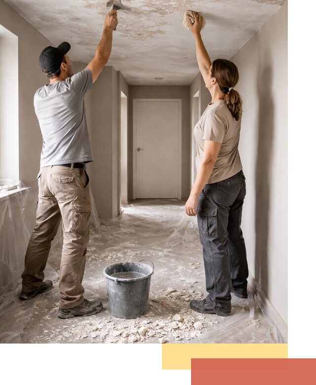 Удаление побелки с потолка в Сафоново — быстро и аккуратно