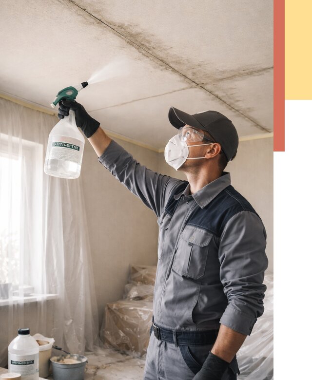 Антисептическая обработка потолка в Сафоново от 2562 руб. | ОТДЕЛОЧНИК-Сфн