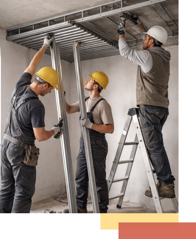 Монтаж реечного потолка под ключ в Сафоново