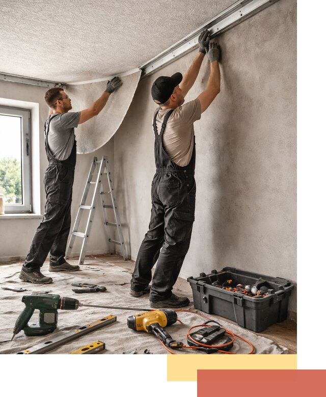 Монтаж фактурного натяжного потолка в Сафоново качественно и быстро