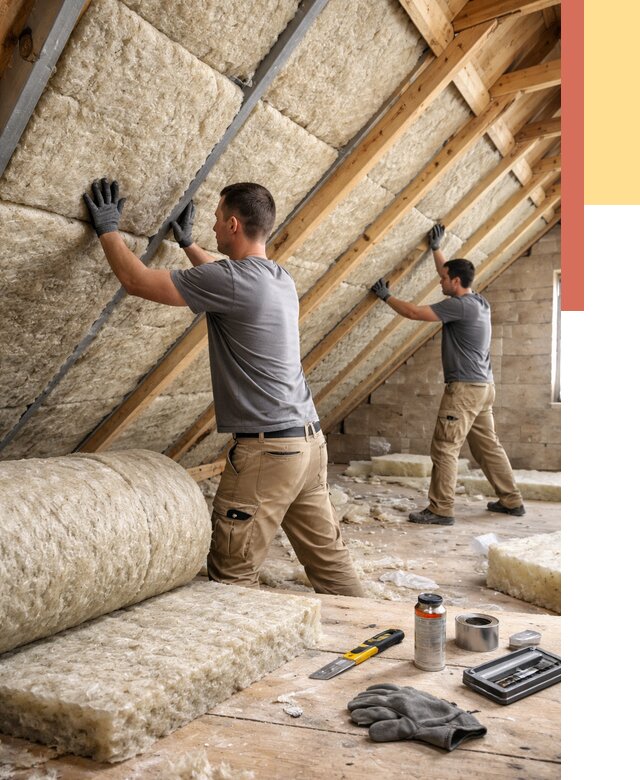 Утепление потолка минватой в Сафоново от 1486 руб. — быстро и недорого | ОТДЕЛОЧНИК-Сфн