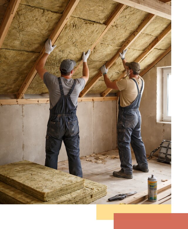 Утепление потолка минеральной ватой в Сафоново