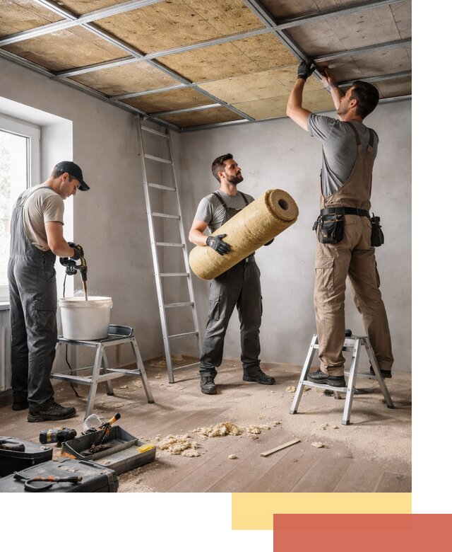 Шумоизоляция потолка в Сафоново: профессиональный монтаж и отделка