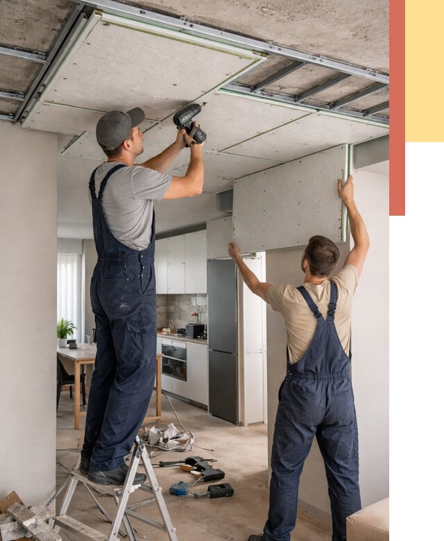 Шумоизоляция потолка панелями зипс в Сафоново от 1896 руб. под ключ | ОТДЕЛОЧНИК-Сфн